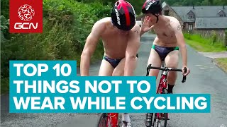 Top 10 Things Not To Wear While Cycling [upl. by Thurnau]