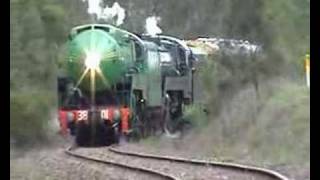 3801 and 3830 steaming up the grade into thirlmere [upl. by Saylor]