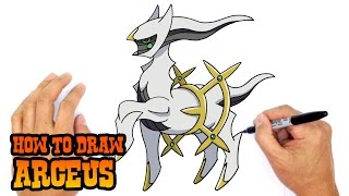 How to Draw Arceus  Pokemon [upl. by Enitsenre722]