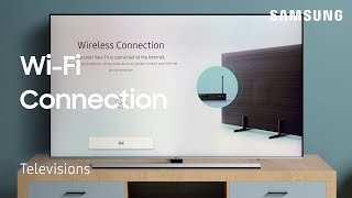 How to connect your TV to a WiFi Network  Samsung US [upl. by Jeminah]