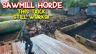 How To Defeat SAWMILL HORDE Without Running   Days Gone PC [upl. by Diego674]