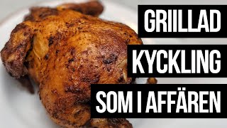 Grillad kyckling som i affären  i airfryer [upl. by Yessak]