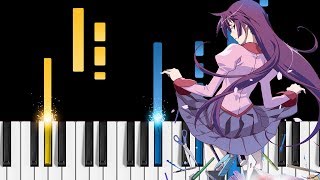 Bakemonogatari OP4 quotRenai Circulationquot  EASY Piano Tutorial [upl. by Neisa]