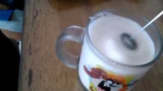 Aerolatte Review Frothing Cold Milk In Under 1 Minute [upl. by Mellette]