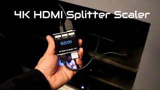 4K HDMI Splitter Scaler 1 x 2 [upl. by Aydiv]