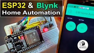 ESP32 Home Automation project using Blynk  Internet amp Manual with Realtime Feedback [upl. by Allissa544]