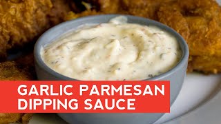 How To Make Garlic Parmesan Dipping Sauce [upl. by Annaert]