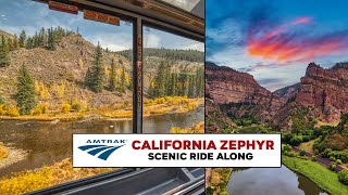 Amtrak California Zephyr Ride Along  Most Scenic Train Ride In The USA  Fall Foliage [upl. by Anihpled]