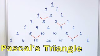 21  Pascals Triangle amp Binomial Expansion  Part 1 [upl. by Colman826]