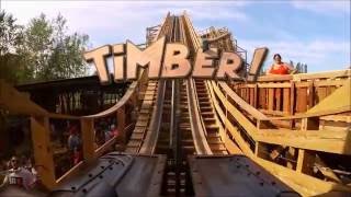 Toutes les attractions de Walibi RhôneAlpes Onride [upl. by Elise963]